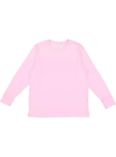 Youth Long Sleeve Fine Jersey Tee  LAT  6201  YOUTH X-SMALL, SMALL, MEDIUM, & LARGE