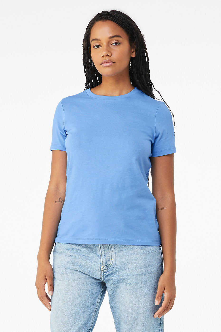 Women's Relaxed Jersey Short Sleeve Tee Bella+Canvas  6400 2XL & 3XL