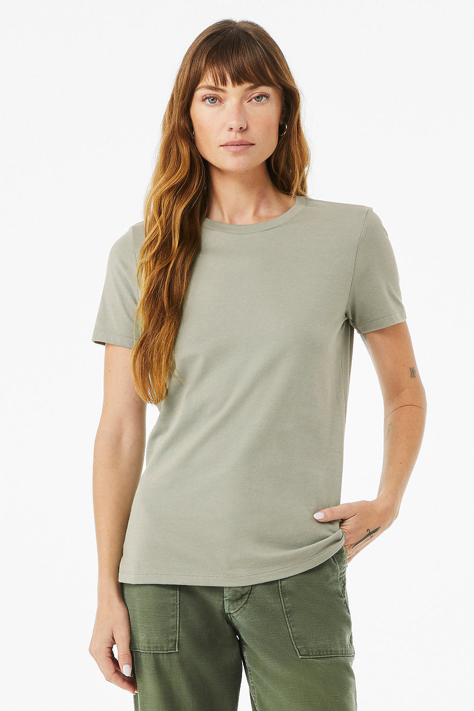 Women's Relaxed Jersey Short Sleeve Tee Bella+Canvas  6400 2XL & 3XL