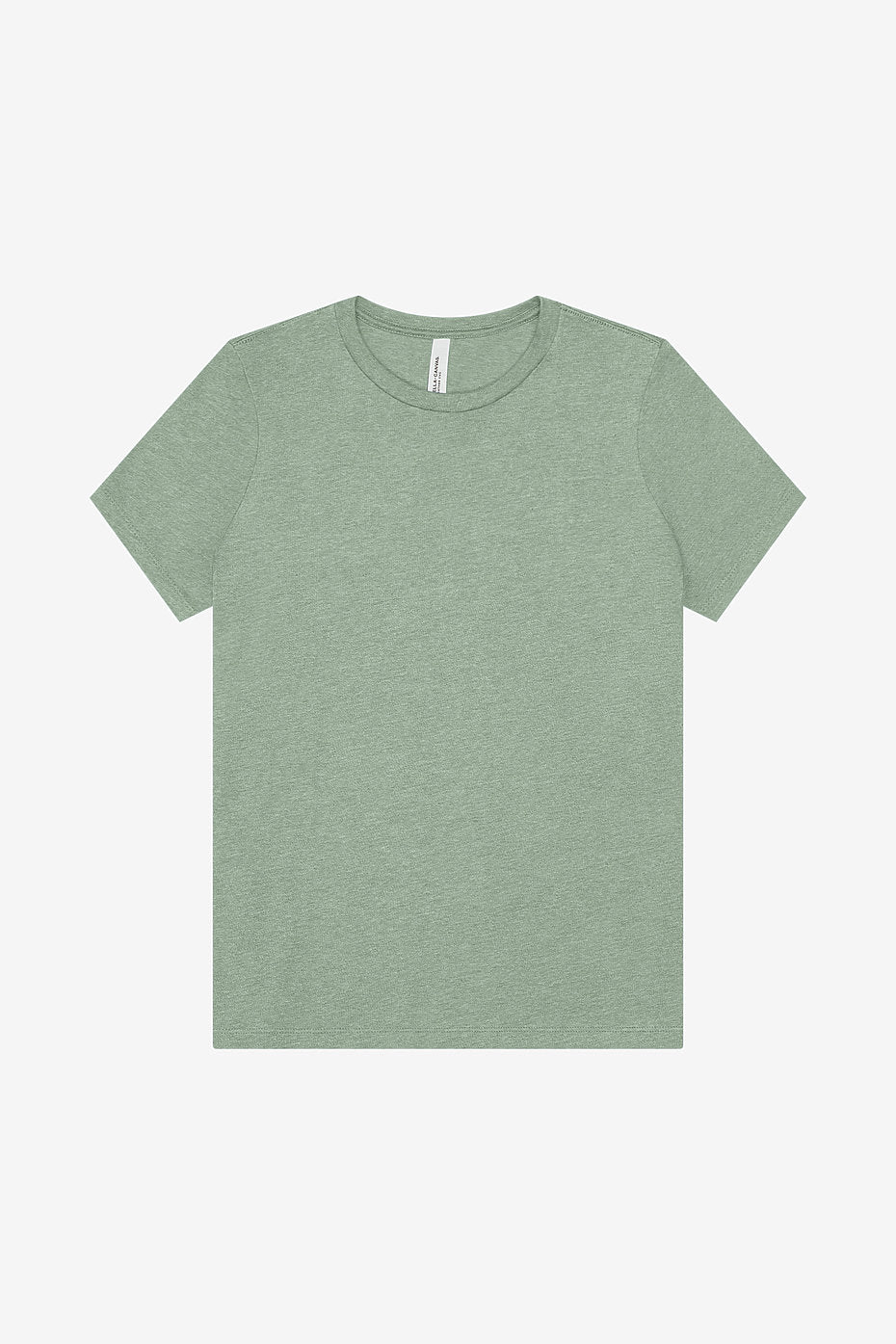 Women's Relaxed Heather CVC Short Sleeve Tee 6400 CVC  S & M