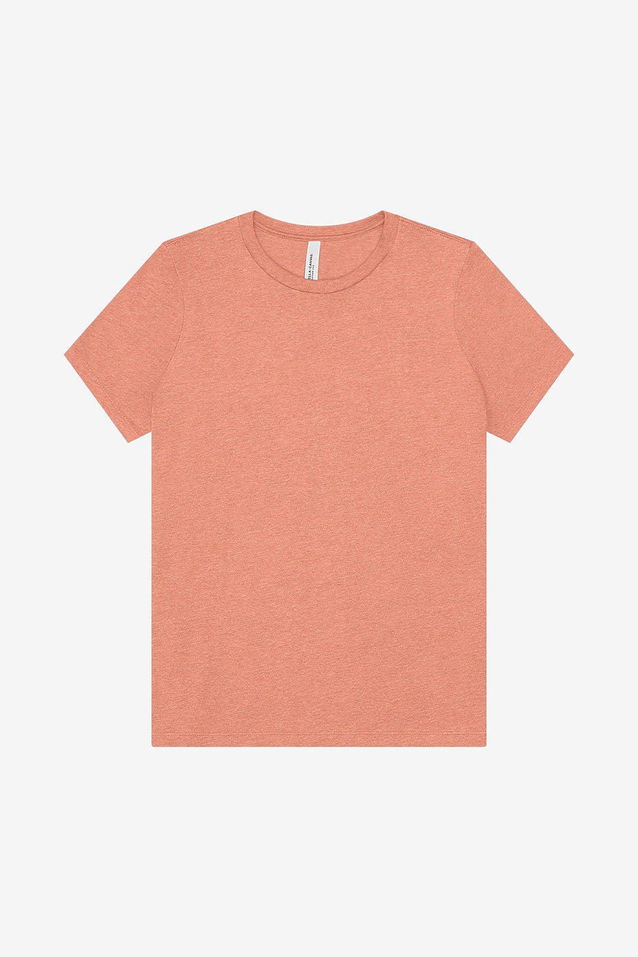 Women's Relaxed Heather CVC Short Sleeve Tee 6400 CVC  S & M