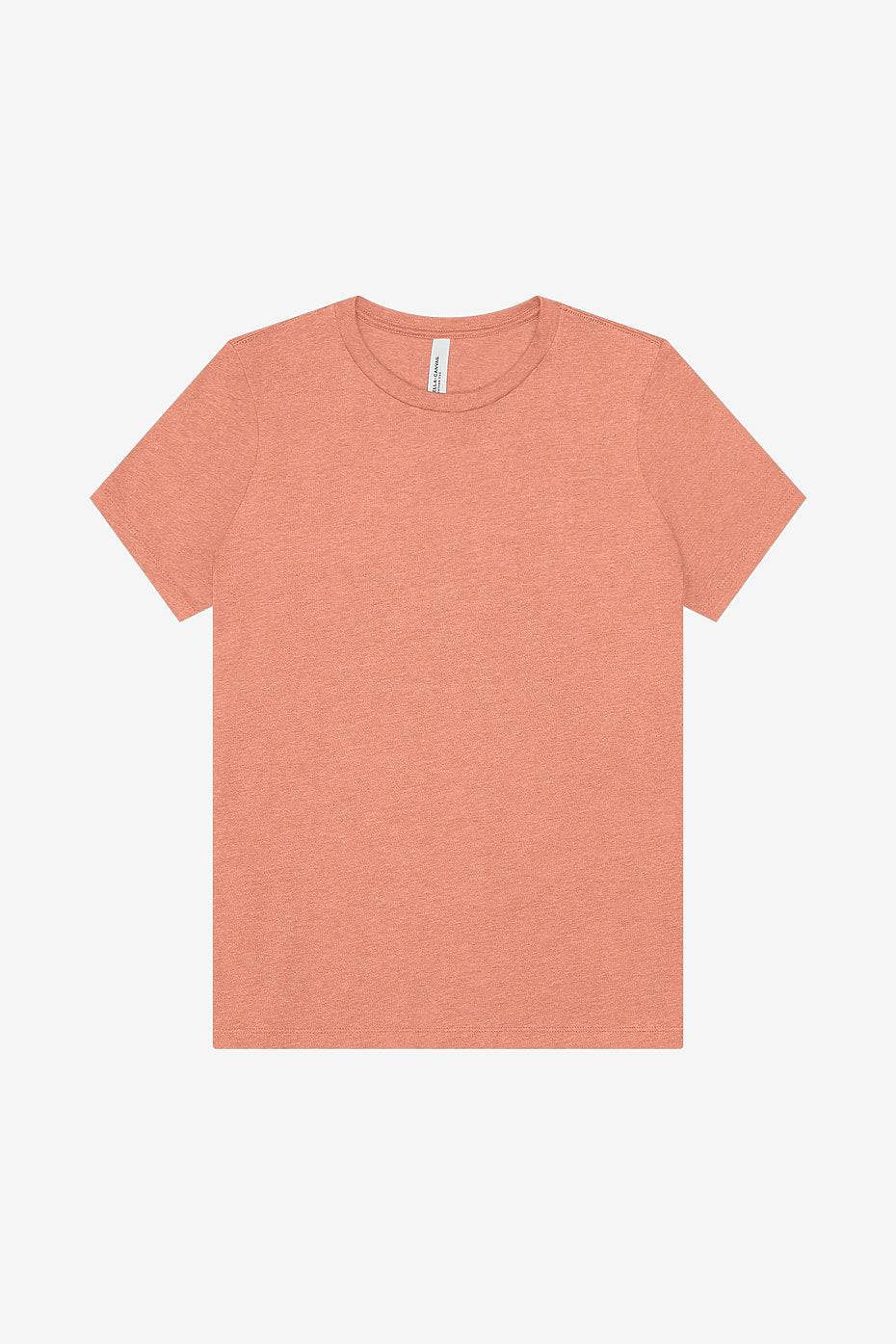 Women's Relaxed Heather CVC Short Sleeve Tee Bella+Canvas  6400 CVC 2XL & 3XL