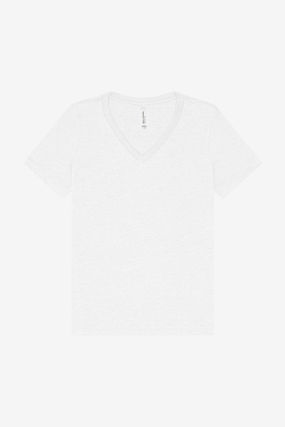 Unisex Relaxed Heather CVC Short Sleeve V-Neck Tee Bella+Canvas 6405 CVC