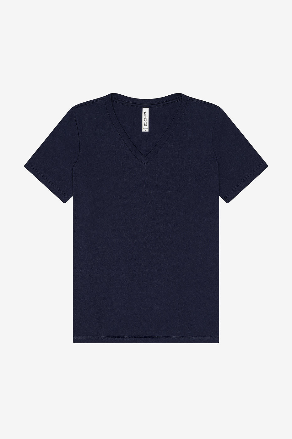 Women's Relaxed Jersey Short Sleeve V-Neck Tee Bella+Canvas 6405