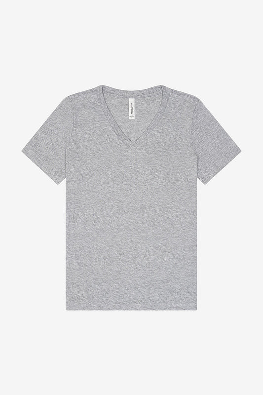 Unisex Relaxed Heather CVC Short Sleeve V-Neck Tee Bella+Canvas 6405 CVC