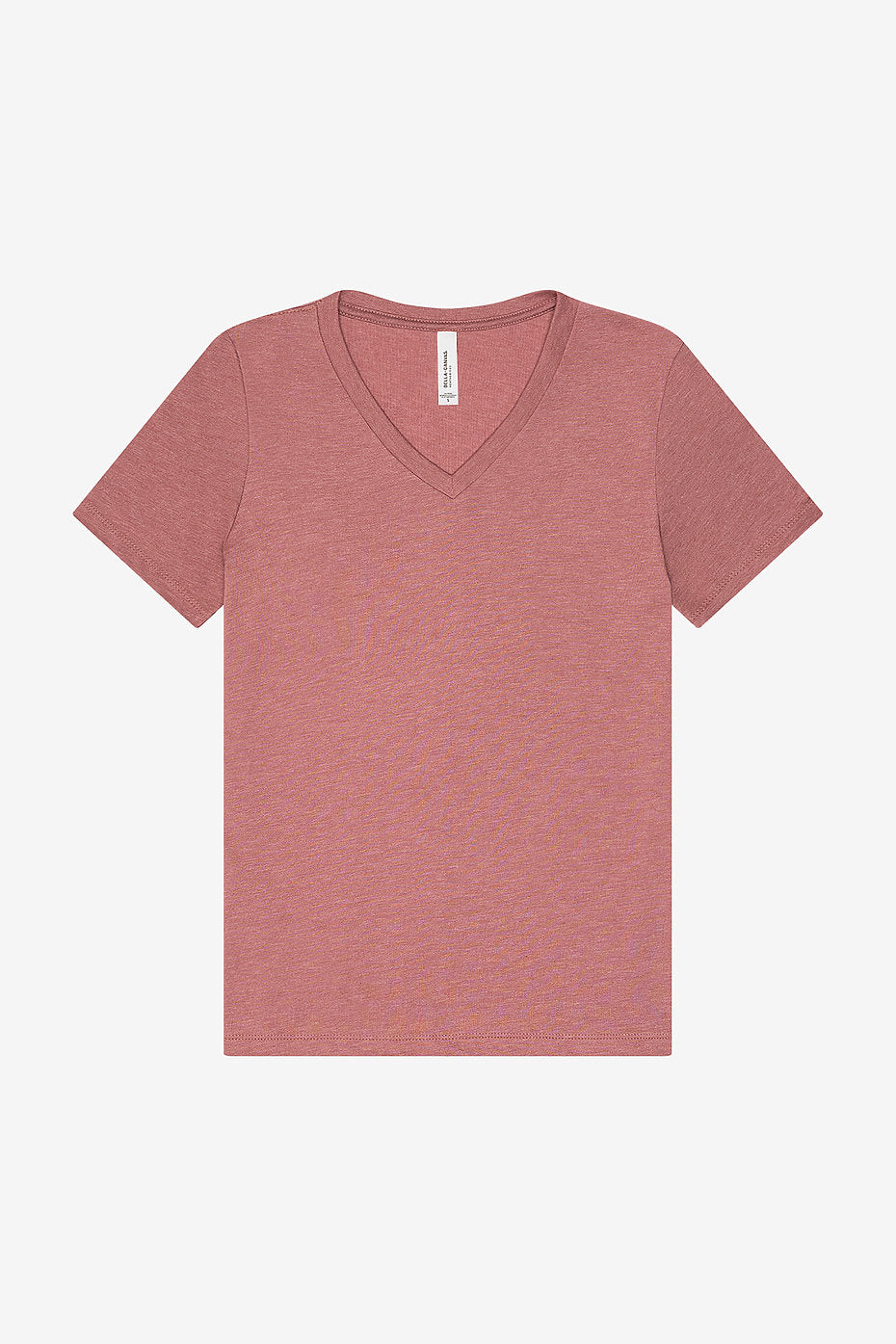 Unisex Relaxed Heather CVC Short Sleeve V-Neck Tee Bella+Canvas 6405 CVC