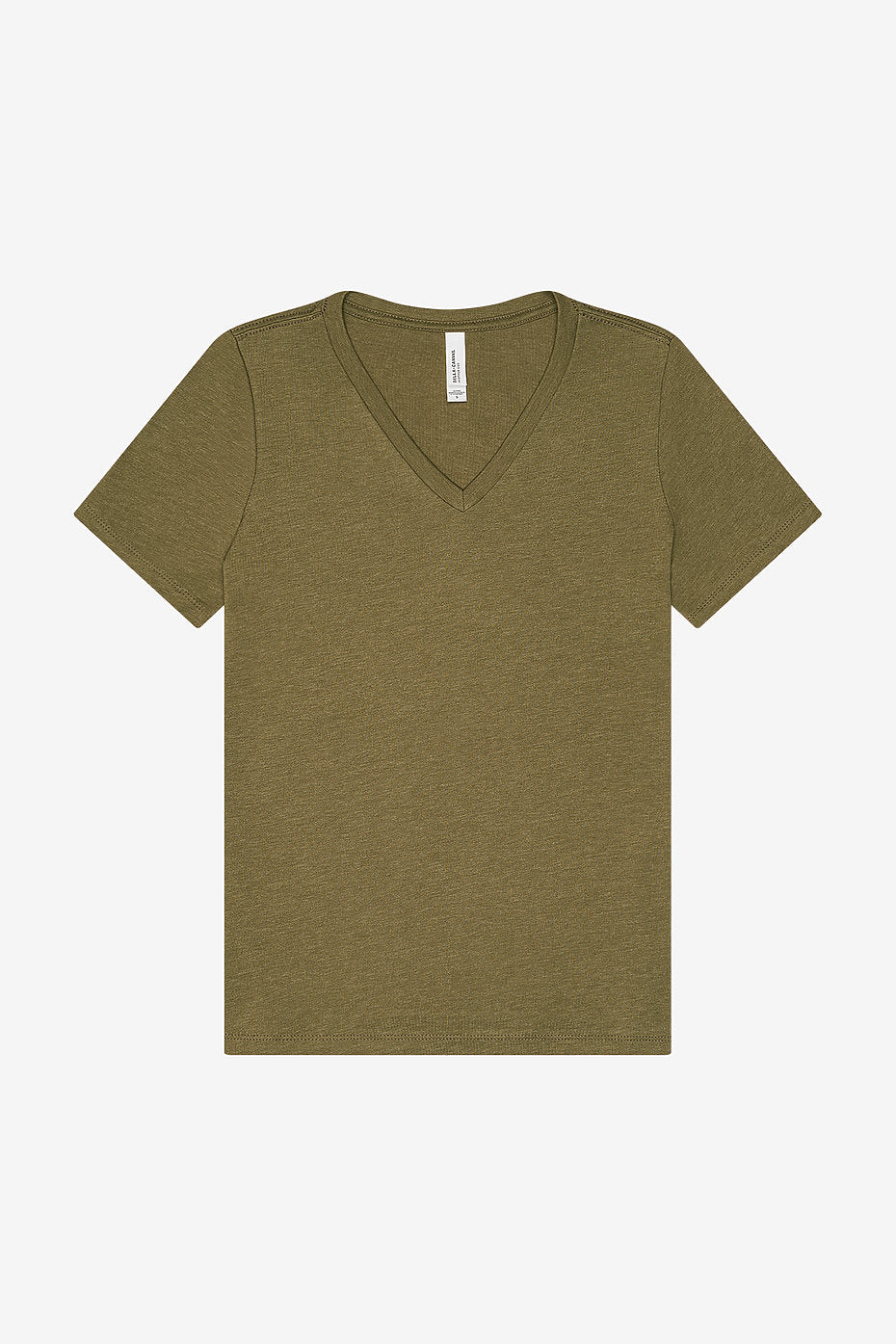 Unisex Relaxed Heather CVC Short Sleeve V-Neck Tee Bella+Canvas 6405 CVC