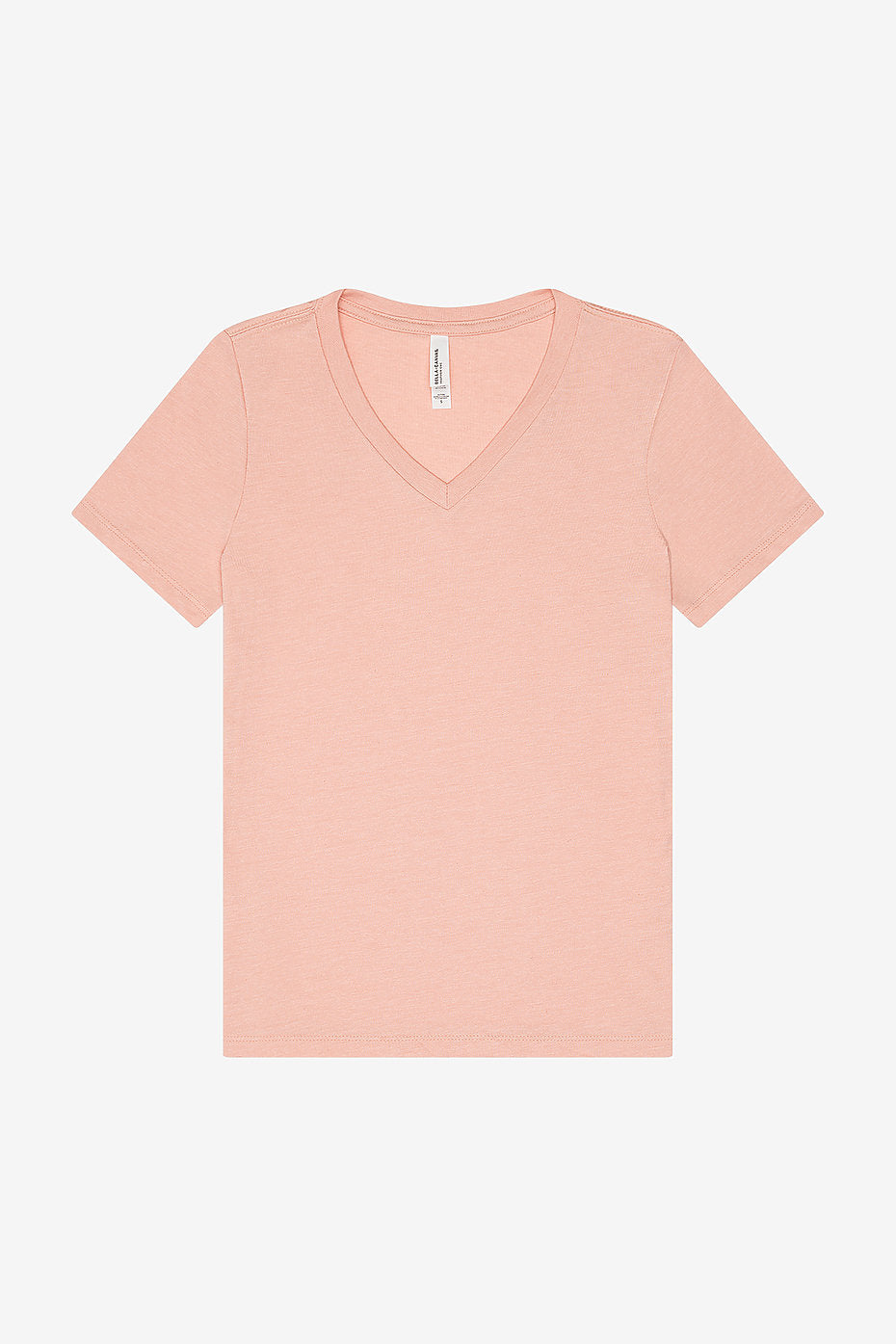 Unisex Relaxed Heather CVC Short Sleeve V-Neck Tee Bella+Canvas 6405 CVC