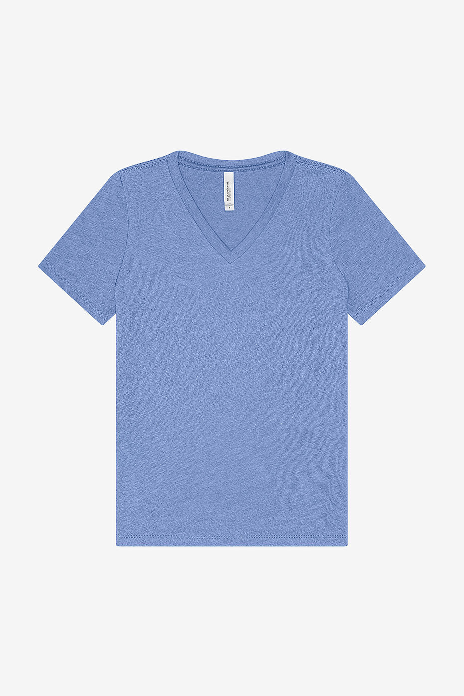 Women's Relaxed Triblend Short Sleeve V-Neck Tee Bella+Canvas 6415