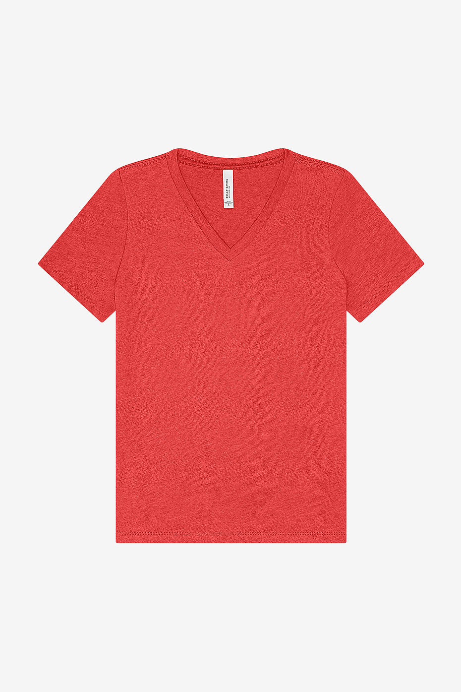 Women's Relaxed Triblend Short Sleeve V-Neck Tee Bella+Canvas 6415