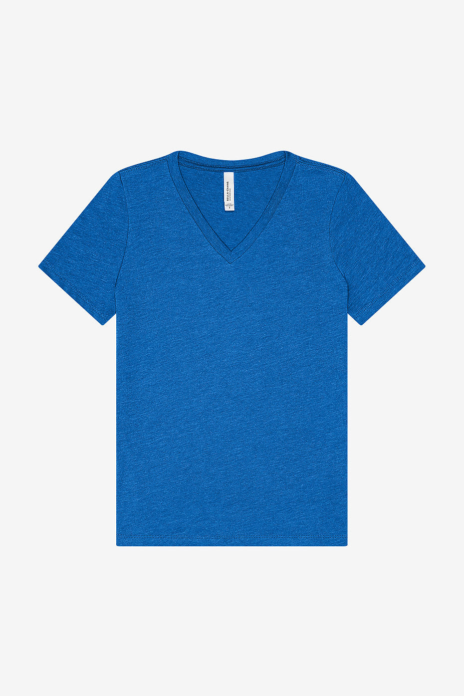 Women's Relaxed Triblend Short Sleeve V-Neck Tee Bella+Canvas 6415