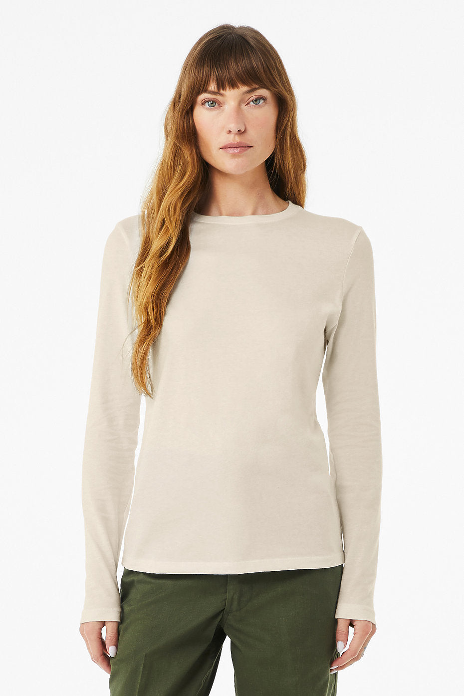 Women's Jersey Long Sleeve Tee  Bella+Canvas  6500