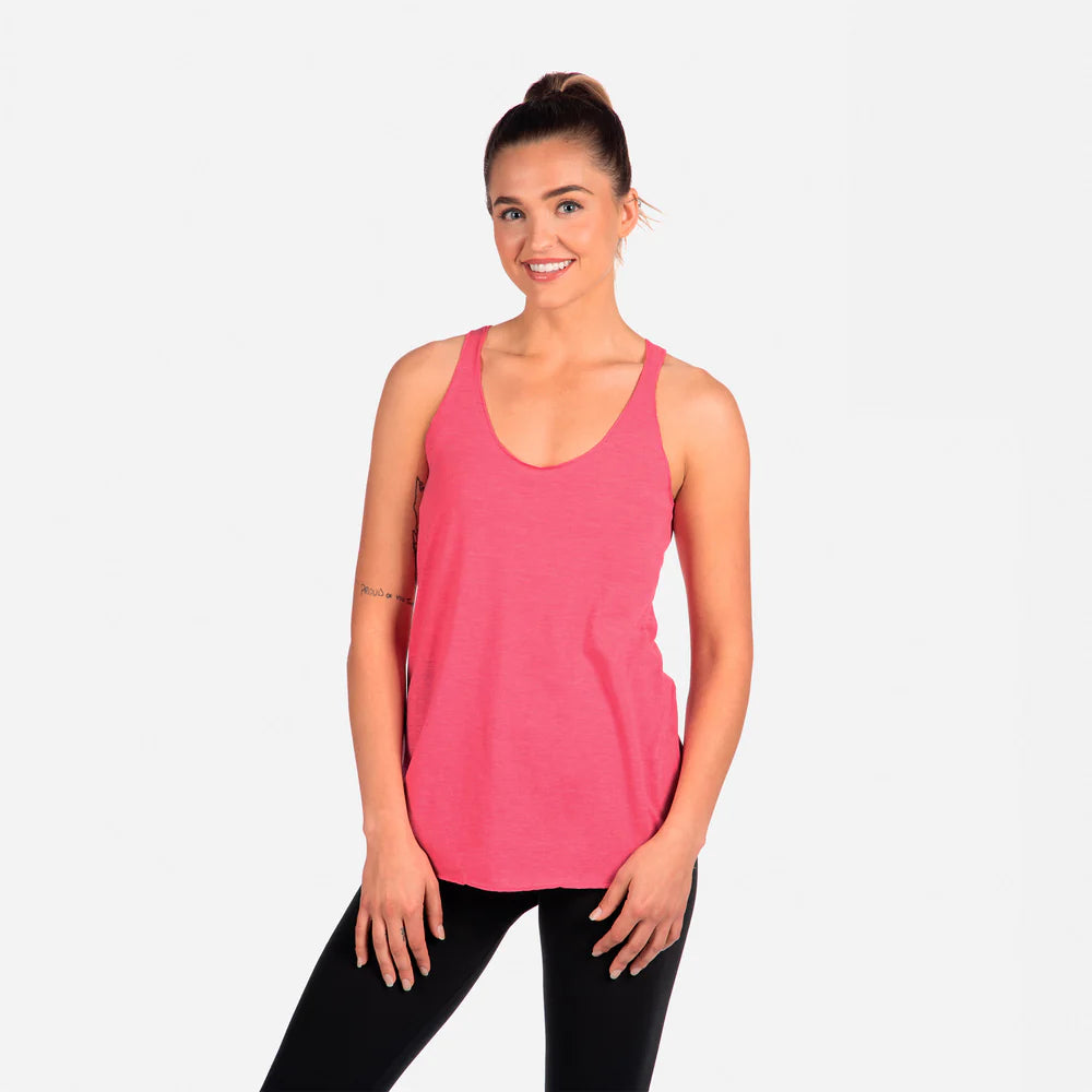6733 Women's Tri-Blend Racerback Tank  Next Level  SIZES X-SMALL, SMALL, MEDIUM, & LARGE