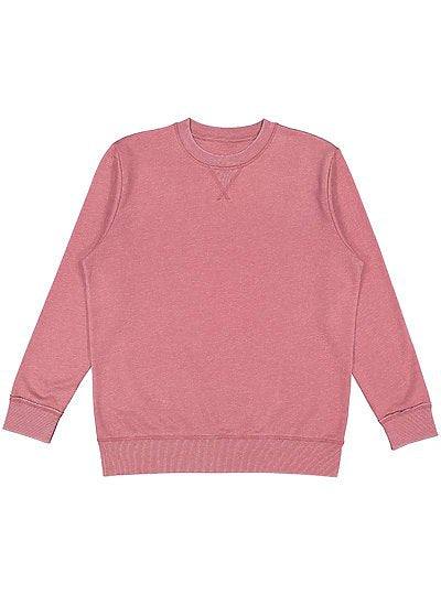 Unisex Crew Neck Pullover Vintage Wash Fleece Sweatshirt  LAT  6935