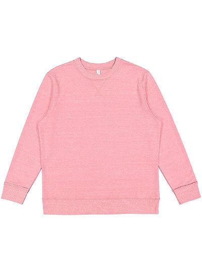 Unisex Crew Neck Pullover Vintage Wash Fleece Sweatshirt  LAT  6935