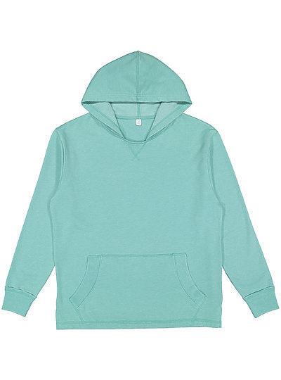 Unisex Hooded Pullover Vintage Wash Fleece Hoodie  LAT 6936