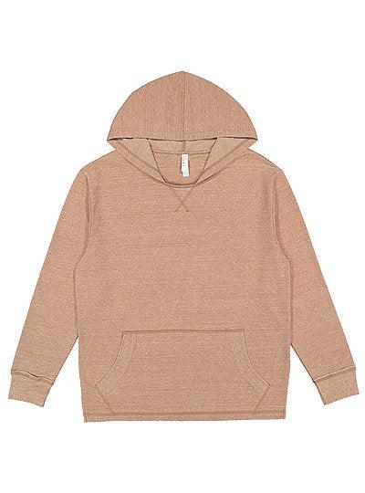Unisex Hooded Pullover Vintage Wash Fleece Hoodie  LAT 6936