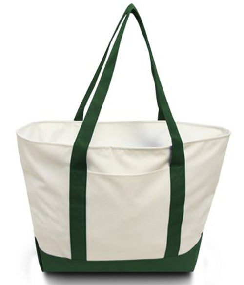 Liberty Bags Bay View Giant Zipper Beach Tote - 7006 - Stylish and Versatile Tote for the Holiday Season!