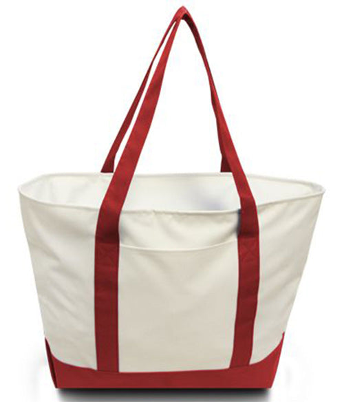 Liberty Bags Bay View Giant Zipper Beach Tote - 7006 - Stylish and Versatile Tote for the Holiday Season!