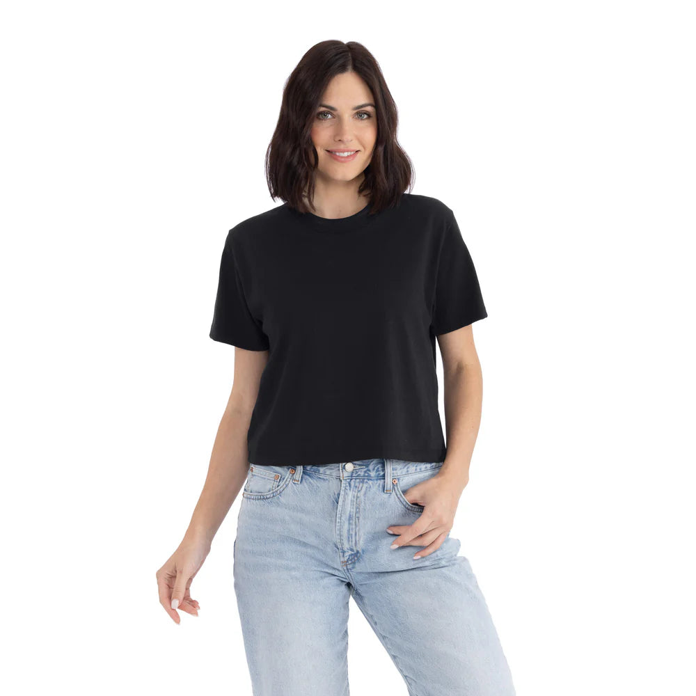 7610 Women's Heavyweight High Waist Boxy T-Shirt  Next Level