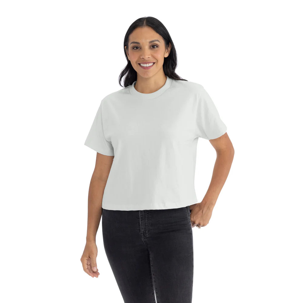 7610 Women's Heavyweight High Waist Boxy T-Shirt  Next Level