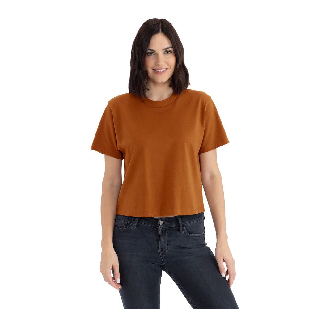 7610 Women's Heavyweight High Waist Boxy T-Shirt  Next Level