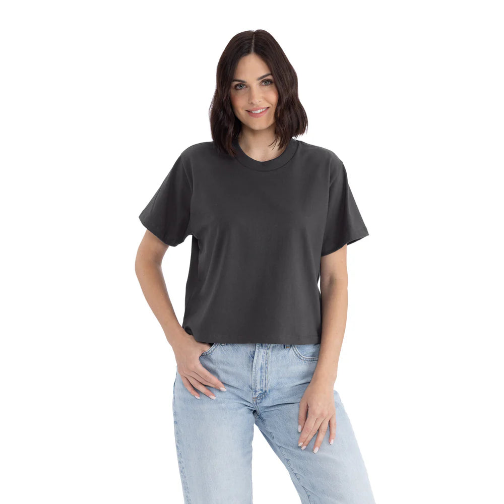 7610 Women's Heavyweight High Waist Boxy T-Shirt  Next Level