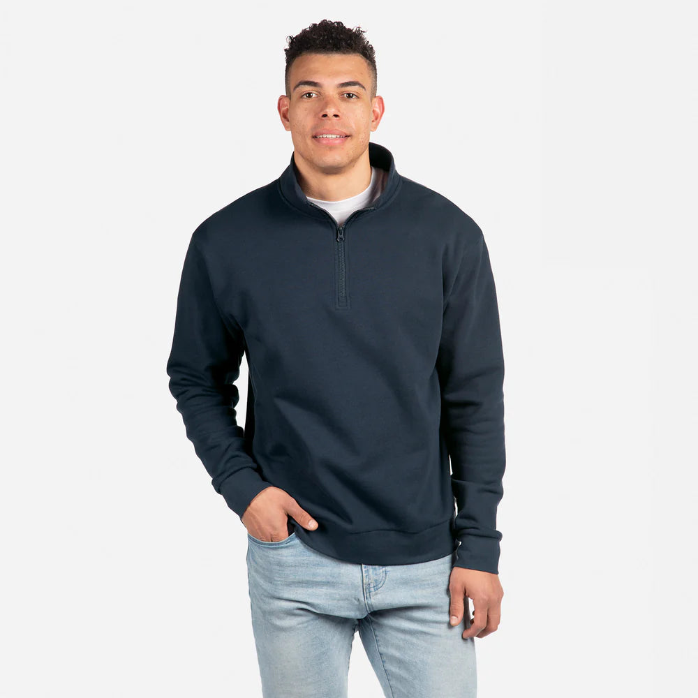 9643 Fleece Quarter Zip  Next Level