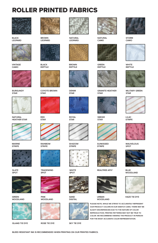 RABBIT SKINS COLOR CARD