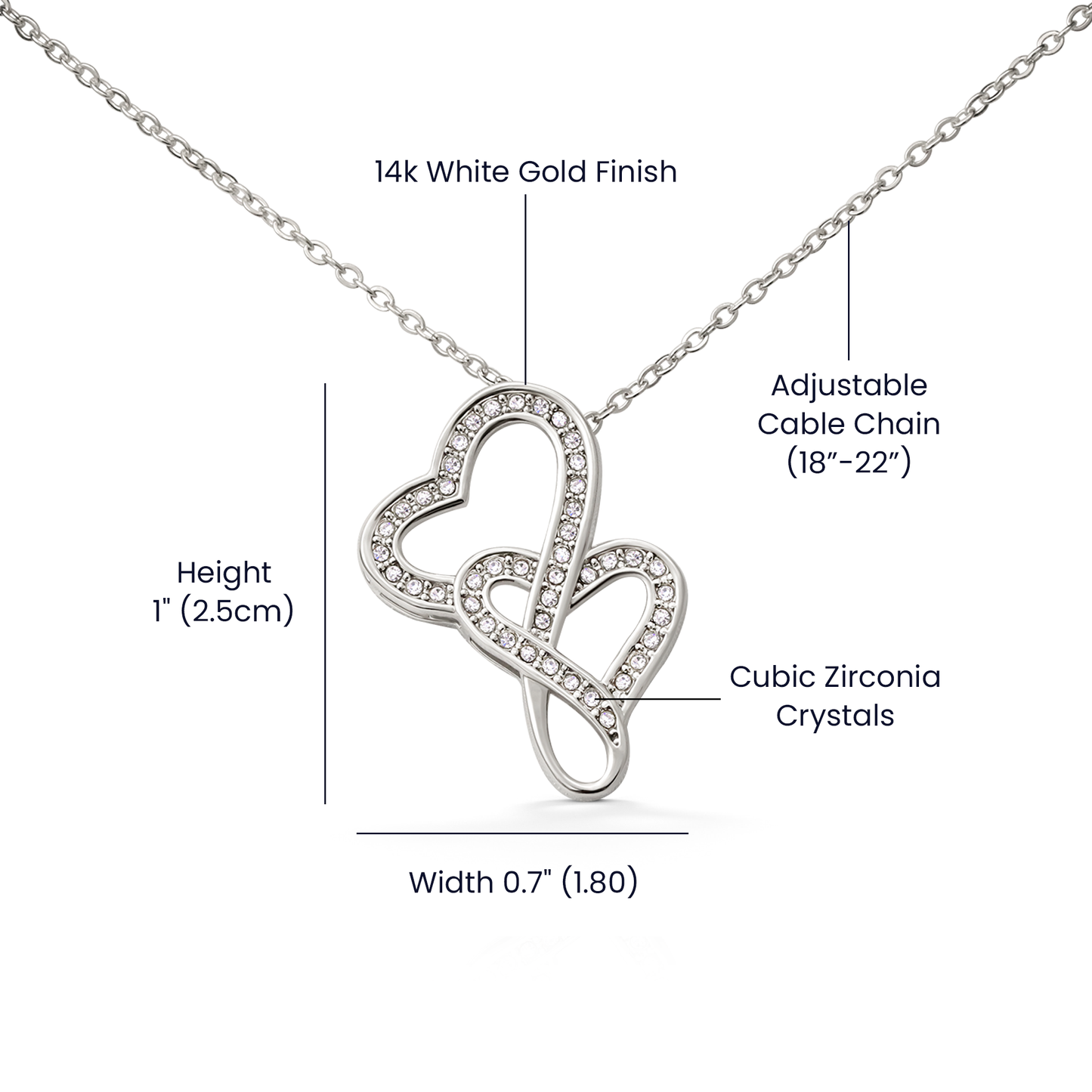Heart to Heart Necklace - Make her Shine with Delight!