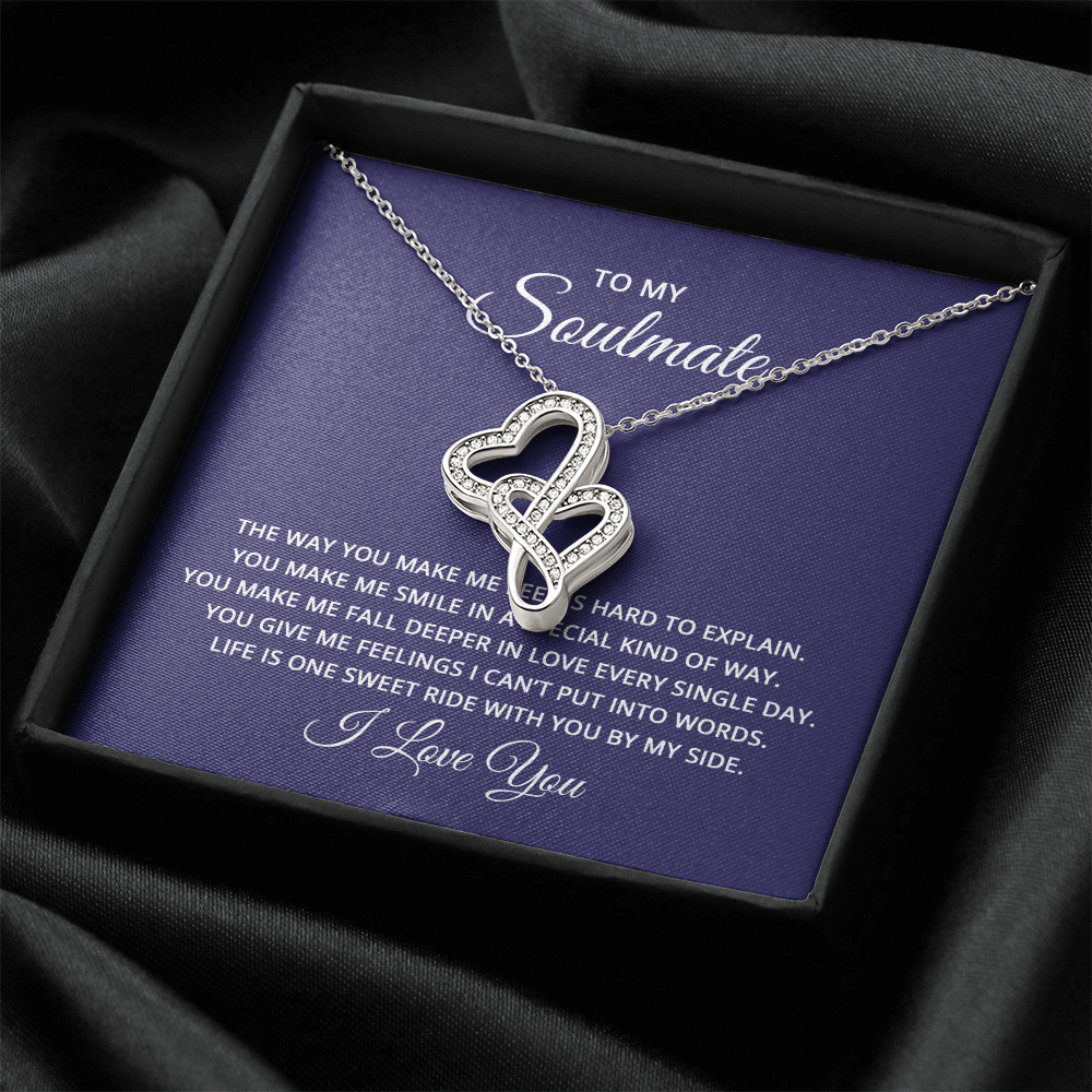 Heart to Heart Necklace - Make her Shine with Delight!