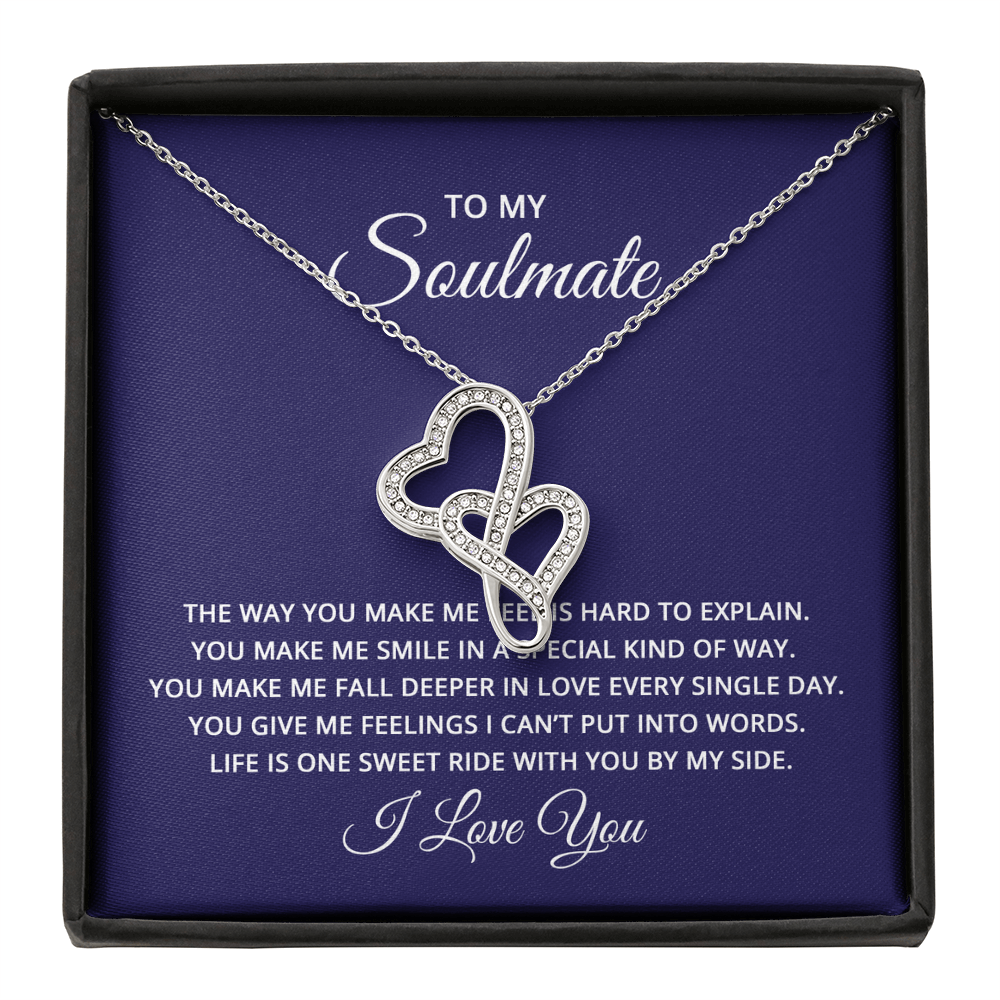 Heart to Heart Necklace - Make her Shine with Delight!