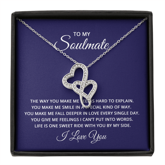 Heart to Heart Necklace - Make her Shine with Delight!