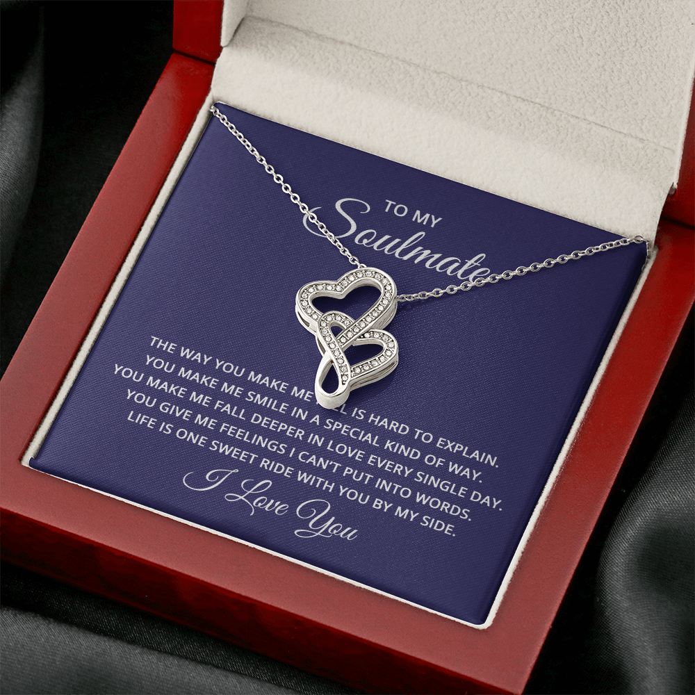 Heart to Heart Necklace - Make her Shine with Delight!
