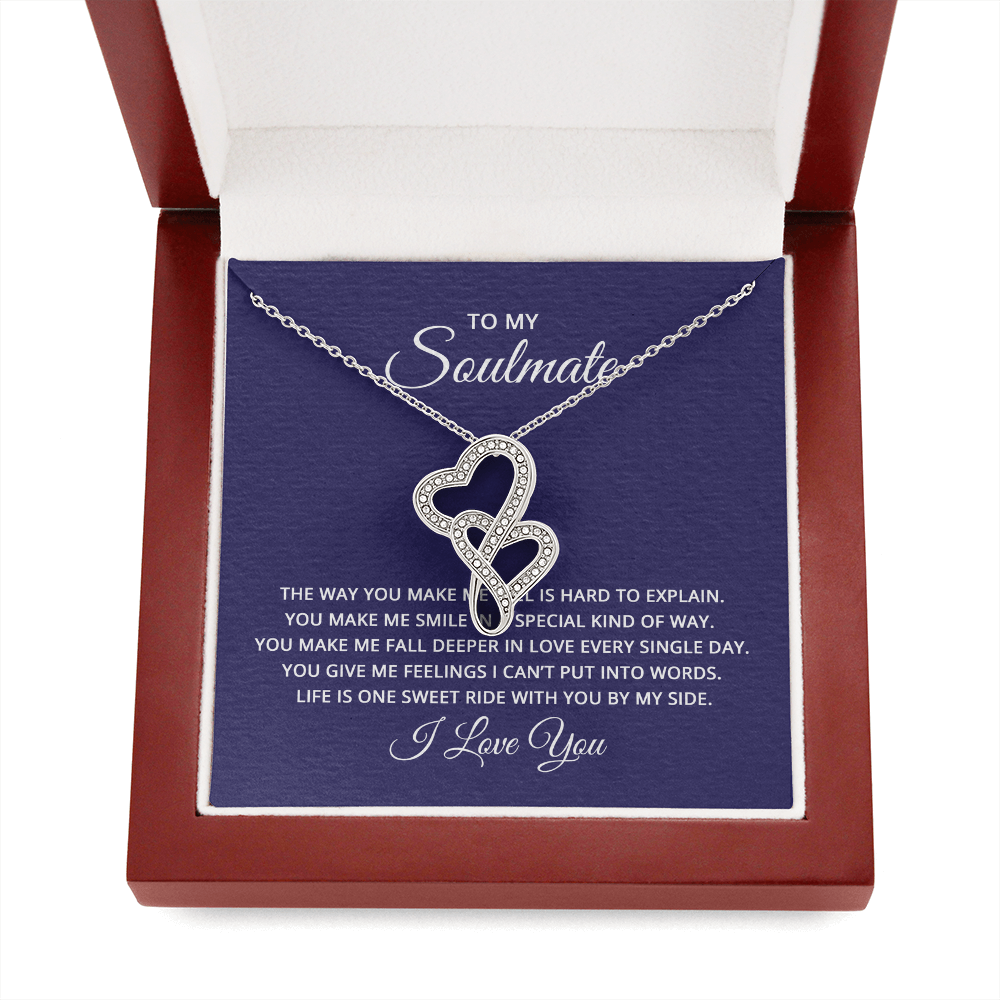 Heart to Heart Necklace - Make her Shine with Delight!