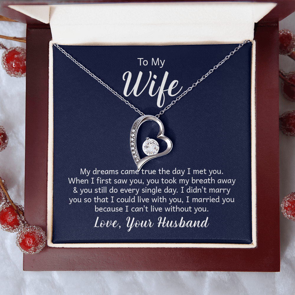 Forever Love Necklace - Make the Woman in your Life Scream with Happiness - Engravable