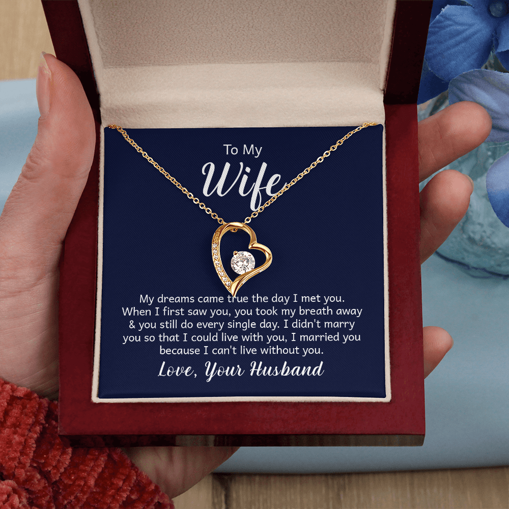 Forever Love Necklace - Make the Woman in your Life Scream with Happiness - Engravable