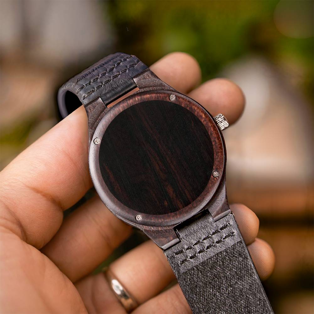 Engravable Wooden Watch - For that Special Guy!