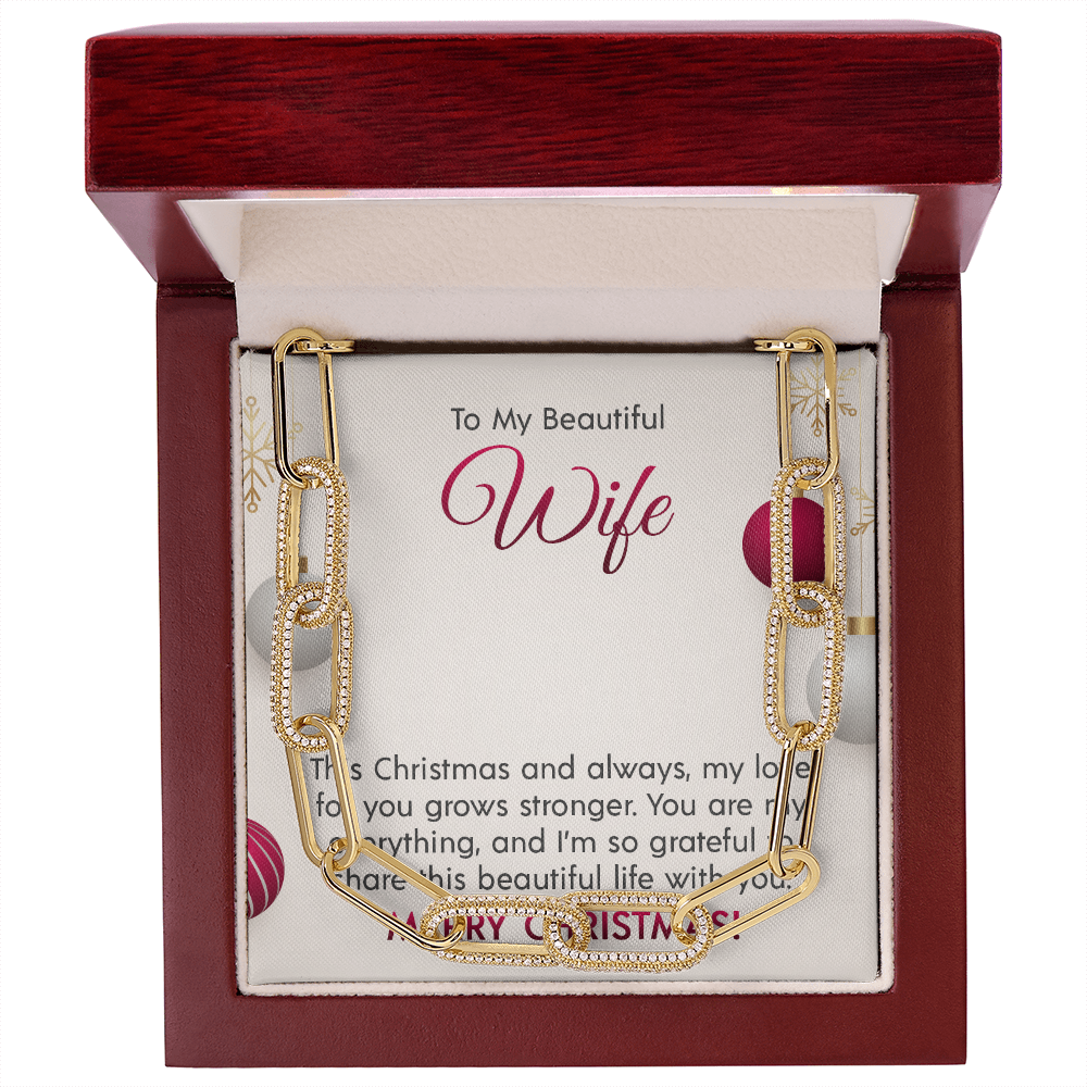 Paperclip Embellished Necklace - Perfect Gift This Christmas