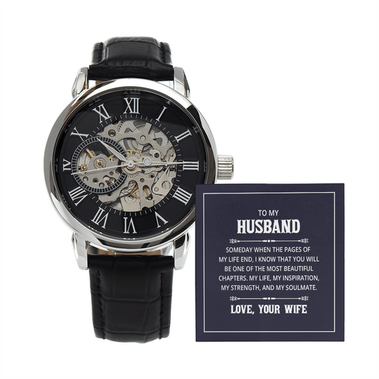 Men's Openwork Watch - Give Him the Luxury Watch He's Been Looking For!