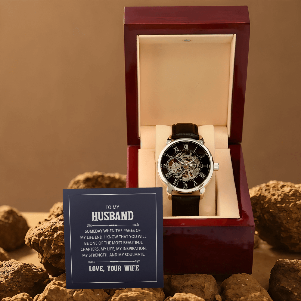 Men's Openwork Watch - Give Him the Luxury Watch He's Been Looking For!