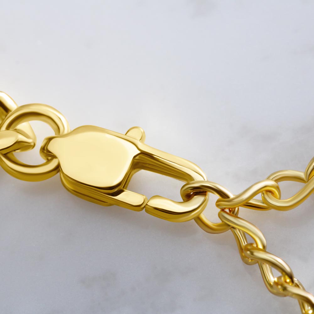 Cuban Link Chain in Gold or Silver - The Man in your Life Will Love It! - Engravable