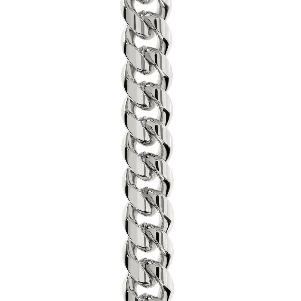 Cuban Link Chain in Gold or Silver - The Man in your Life Will Love It! - Engravable