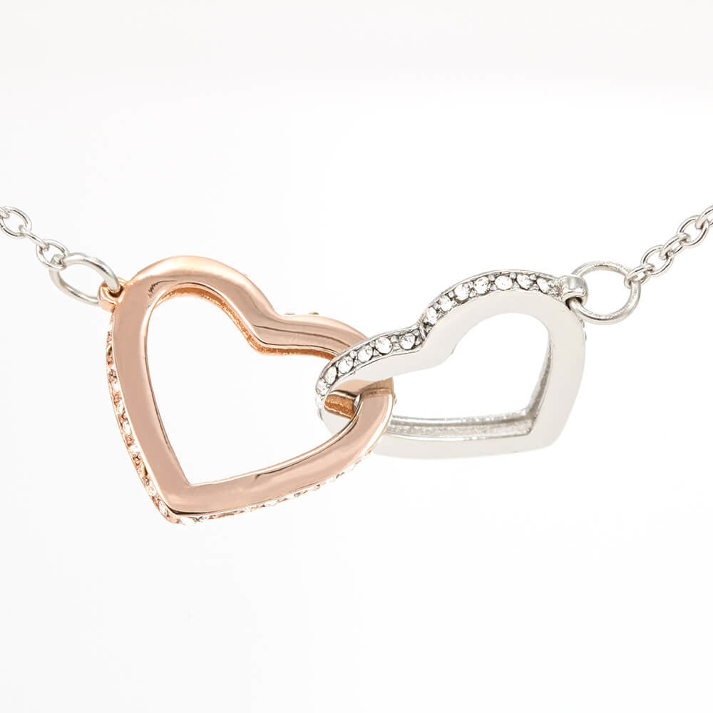 Interlocking Hearts Necklace for that Special Someone! Engravable