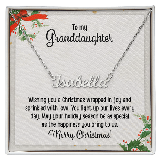 Have you Name Set in 14K or 18K Gold Plated!! She will Love It!