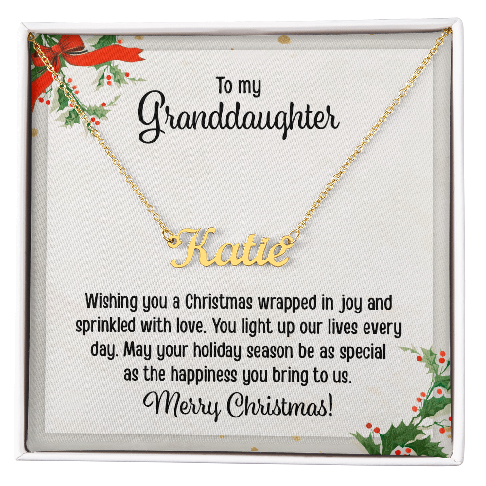 Have you Name Set in 14K or 18K Gold Plated!! She will Love It!