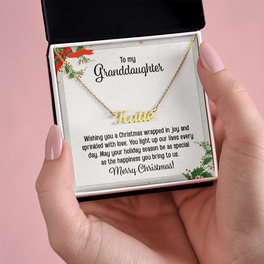 Have you Name Set in 14K or 18K Gold Plated!! She will Love It!