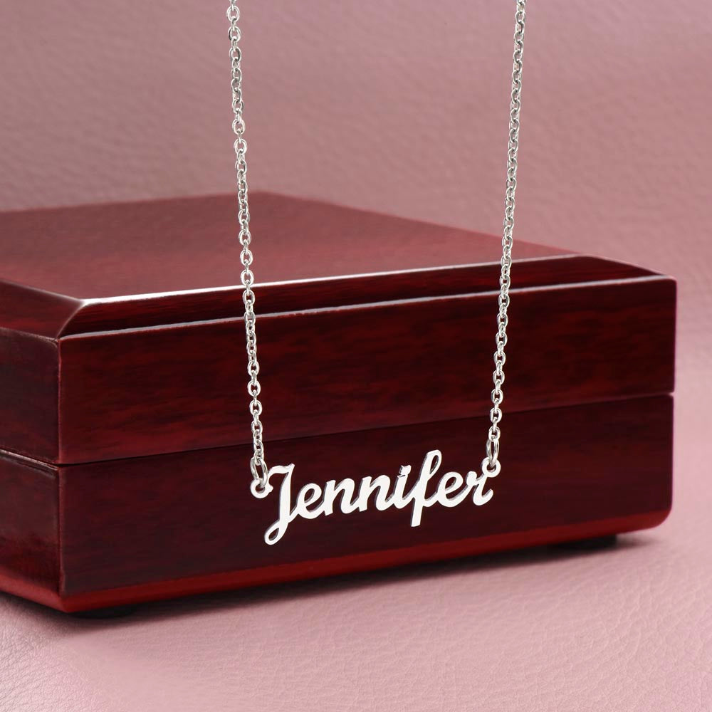 Have you Name Set in 14K or 18K Gold Plated!! She will Love It!