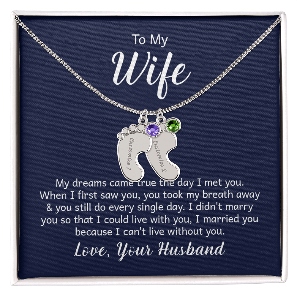 Baby Feet Carry Those Babies Around Your Neck!!