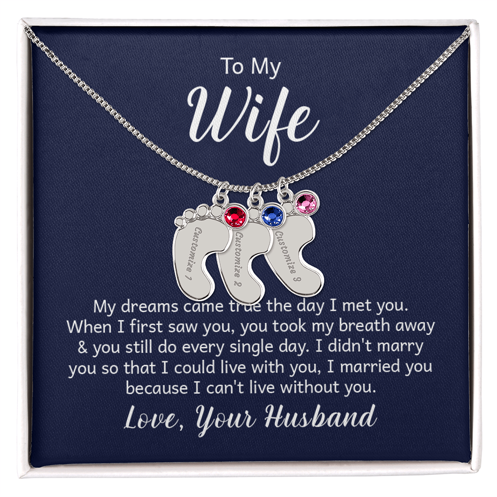 Baby Feet Carry Those Babies Around Your Neck!!